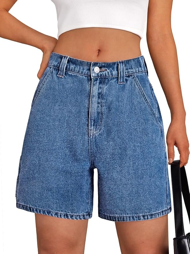 Y2K Style Denim Jean Shorts for Summer Fashion Outfits